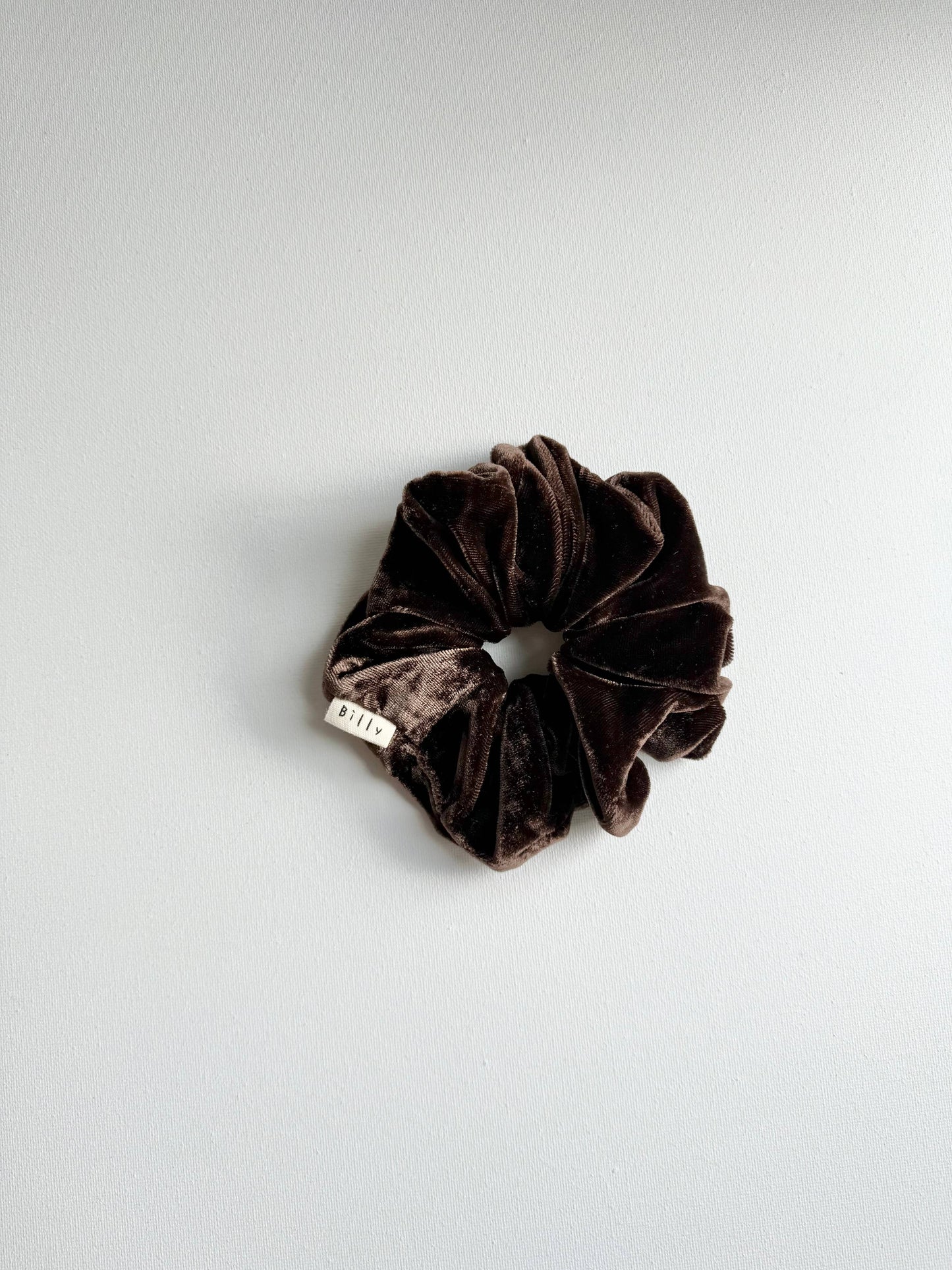 Billy Bamboo Silk Velvet Scrunchie - Tiger’s eyes