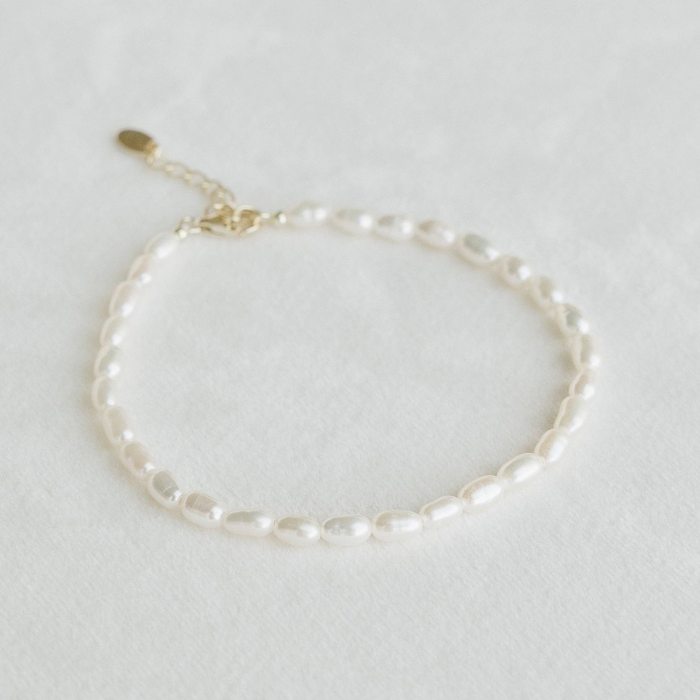 Petite Gold Freshwater Pearl Bracelet