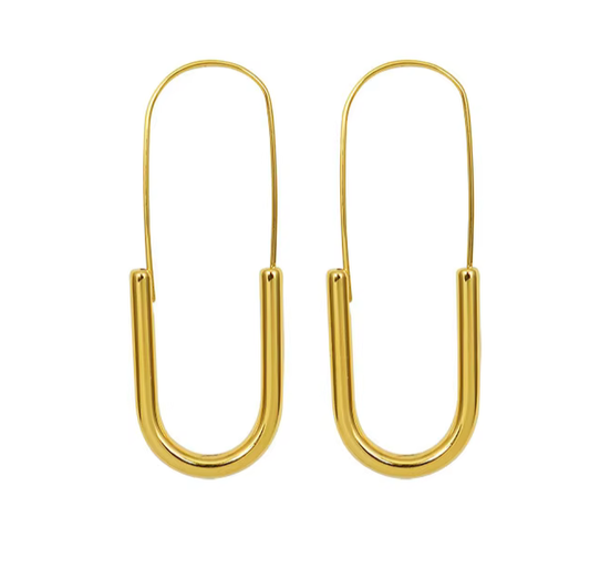 HoopLa - Paperclip Drop Hoops