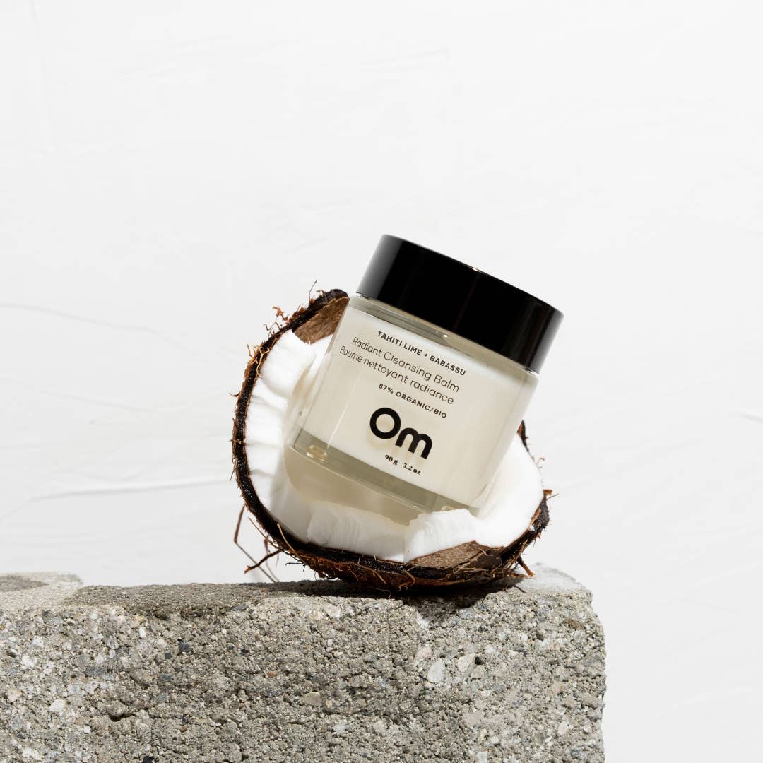 Om Organics Skincare - Tahiti Lime + Babassu Radiant Cleansing Balm: Mini