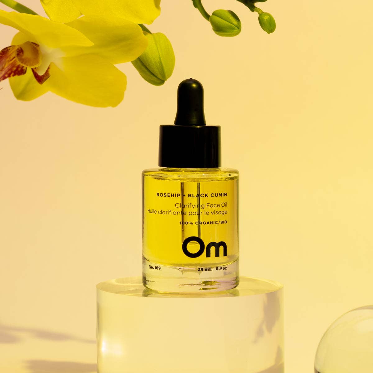 Om Organics Skincare Rosehip + Black Cumin Clarifying Face Oil - Full Size 28 ml