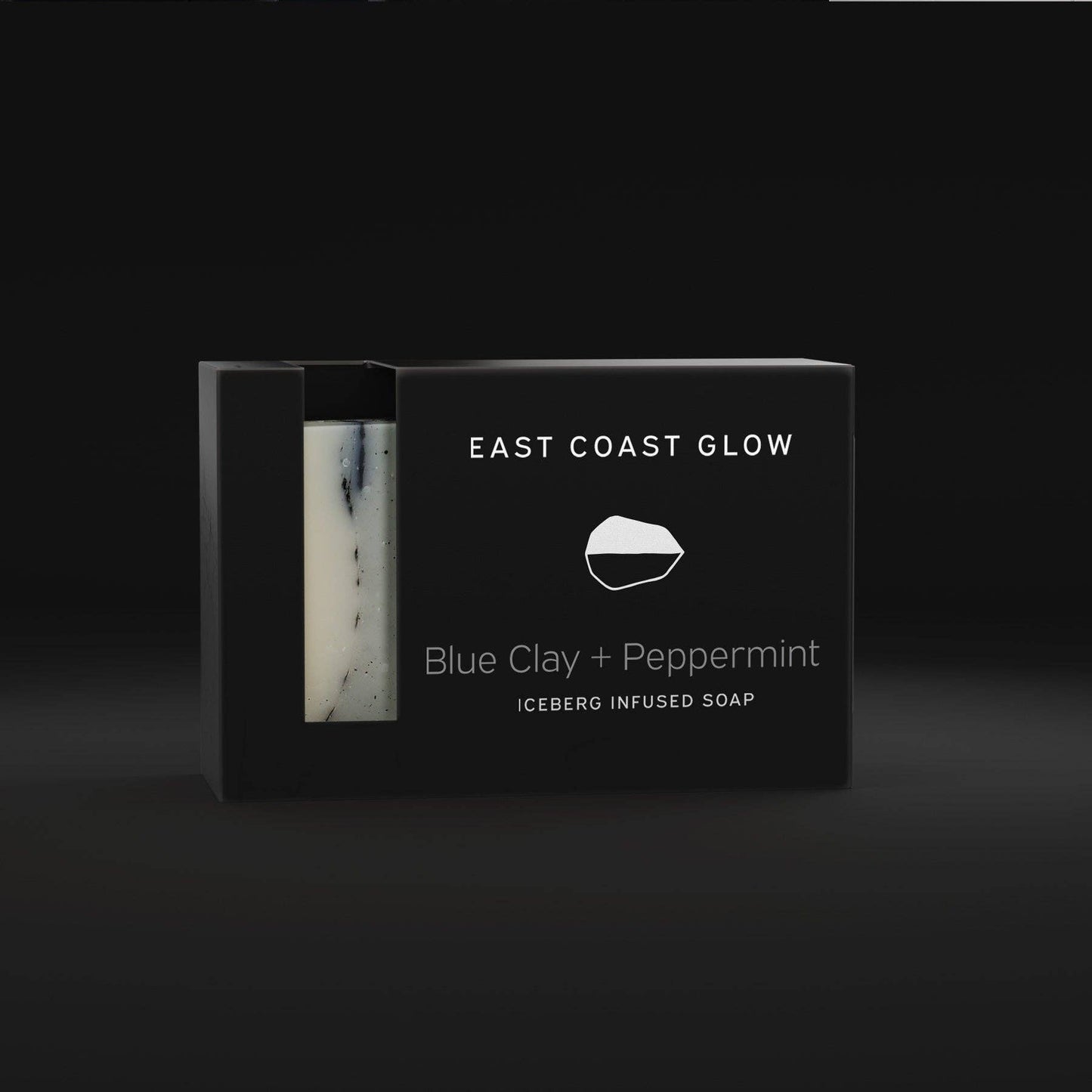 East Coast Glow - Blue Clay + Peppermint | Iceberg Infused Soap