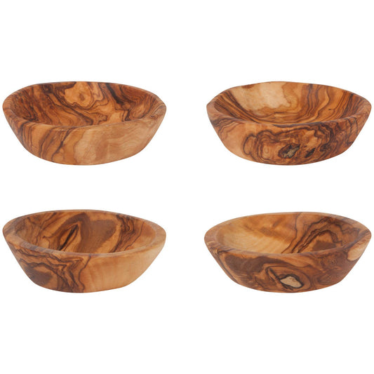 Danica Brands - Olive Wood Pinch Bowls Set of 4