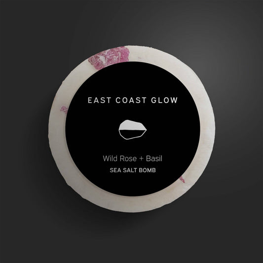 East Coast Glow - Wild Rose + Basil | Salt of the Earth™ Sea Salt Bomb