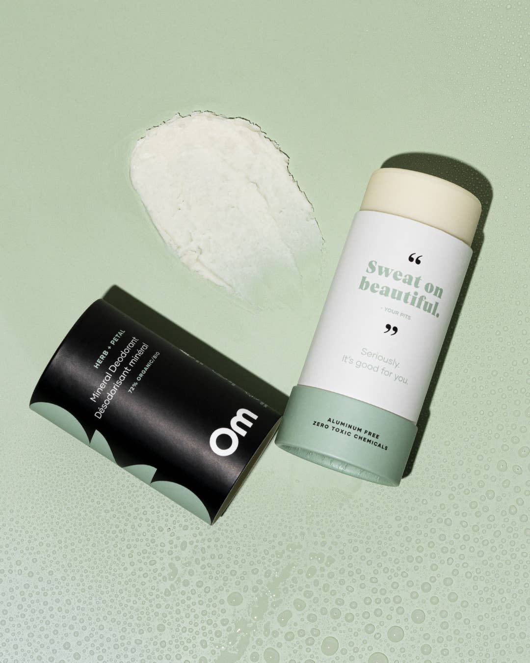 Om Organics Skincare Herb + Petal Mineral Deodorant