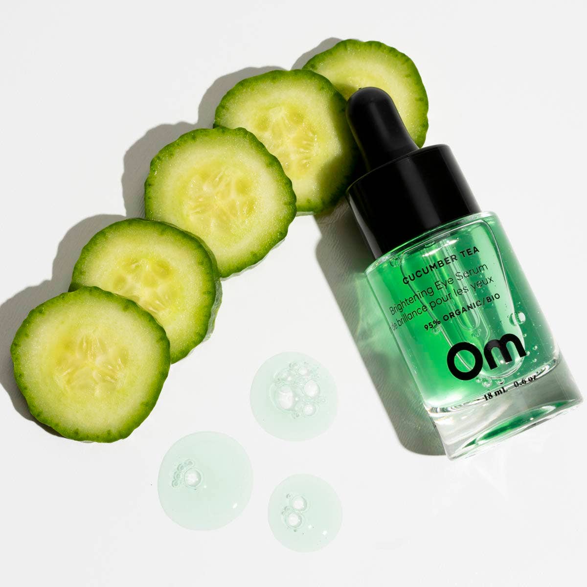 Om Organics Skincare Cucumber Tea Brightening Eye Serum