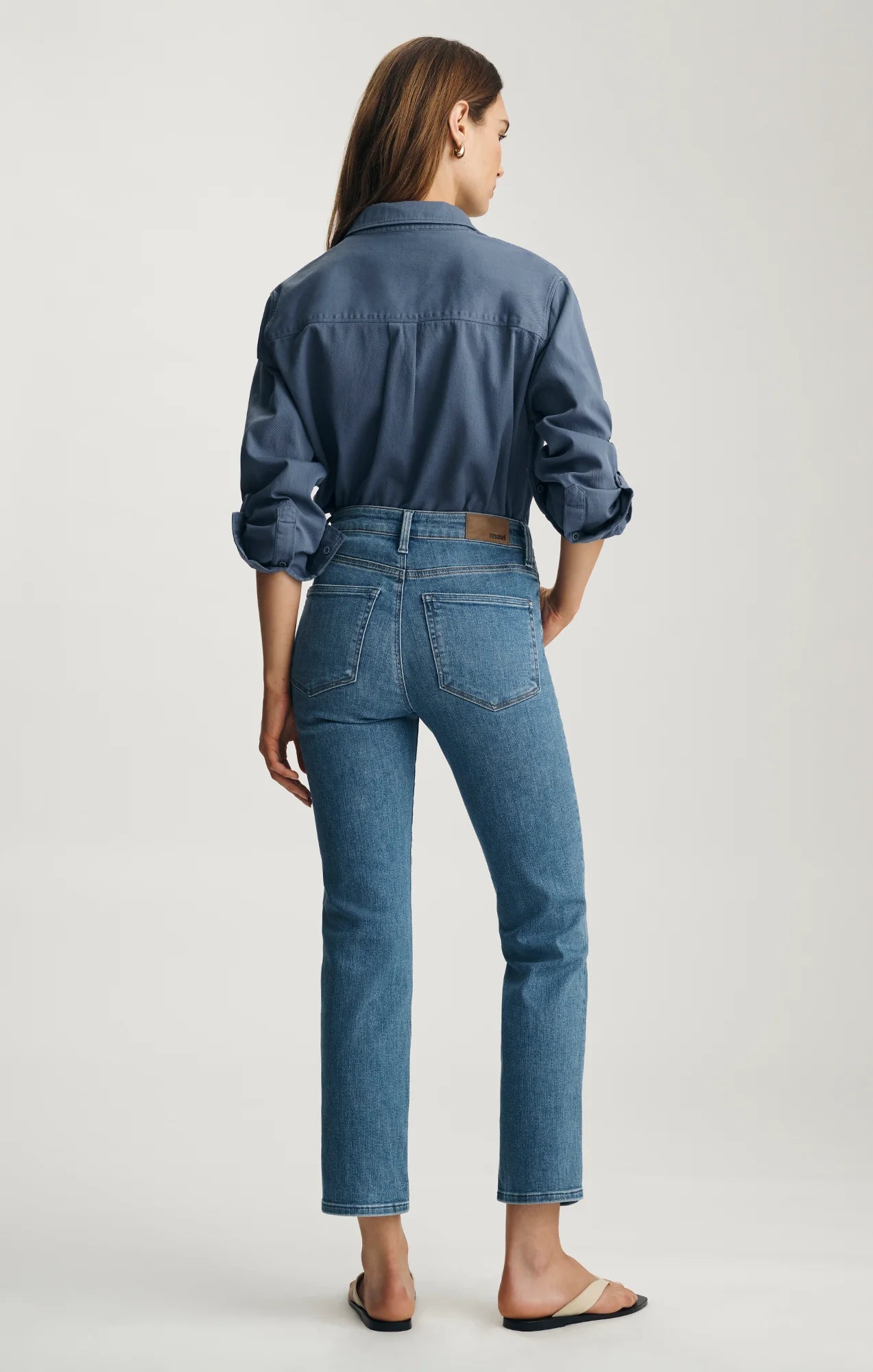 Mavi Kendra Mid Brushed Flex Blue