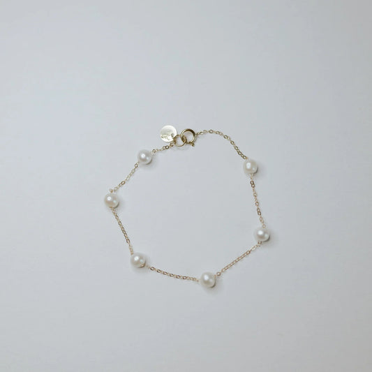 Jillian Leigh Penzing Bracelet Gold/Pearl