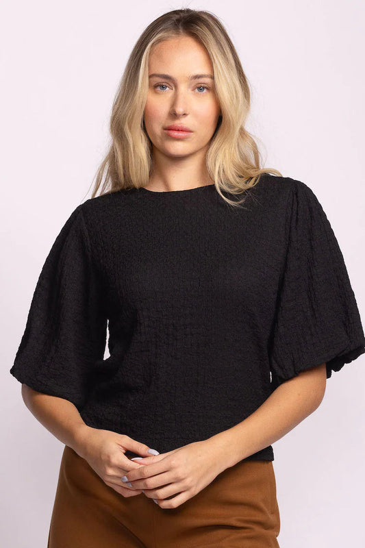 Pink Martini Lita Top Black