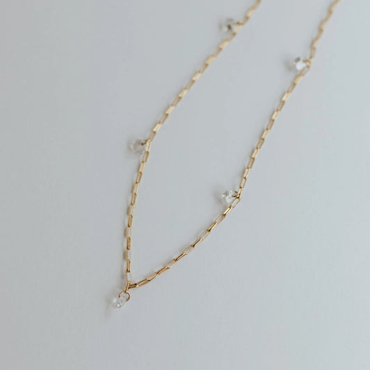 Jillian Leigh Soho Necklace Gold/Crystal